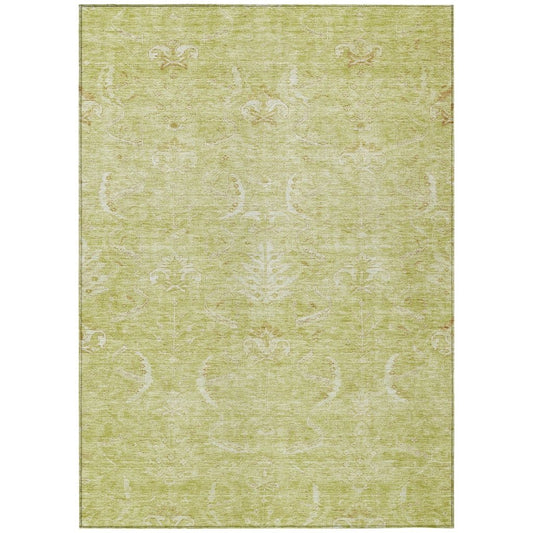 LOOMLAN Rugs Dahana Green Washable Indoor-Outdoor Rug