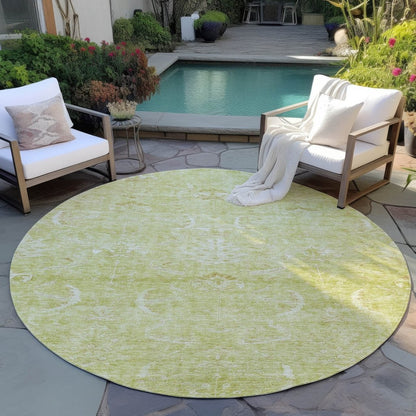 LOOMLAN Rugs Dahana Green Washable Indoor-Outdoor Rug