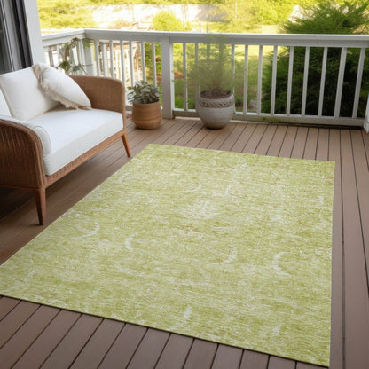 LOOMLAN Rugs Dahana Green Washable Indoor-Outdoor Rug
