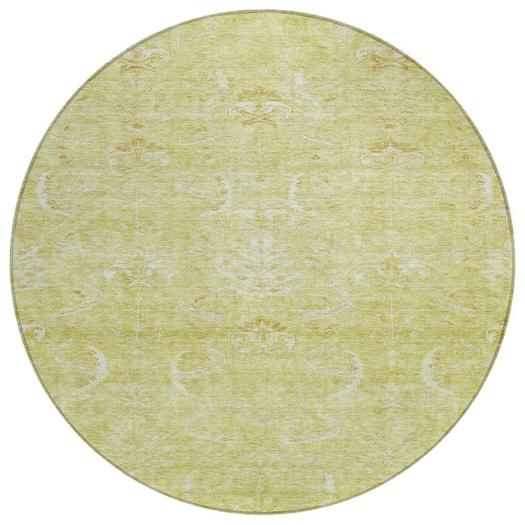 LOOMLAN Rugs Dahana Green Washable Indoor-Outdoor Rug