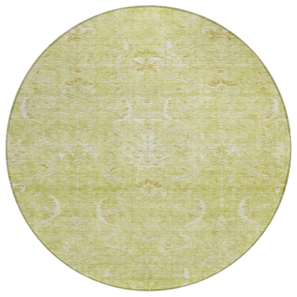 LOOMLAN Rugs Dahana Green Washable Indoor-Outdoor Rug