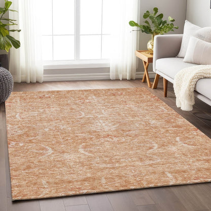 LOOMLAN Rugs Dahana Orange Washable Indoor-Outdoor Rug