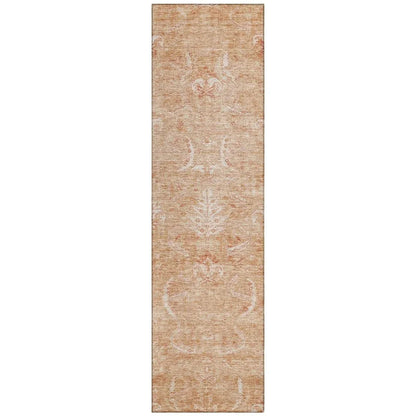 LOOMLAN Rugs Dahana Orange Washable Indoor-Outdoor Rug