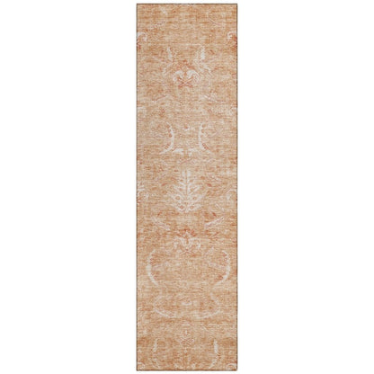 LOOMLAN Rugs Dahana Orange Washable Indoor-Outdoor Rug