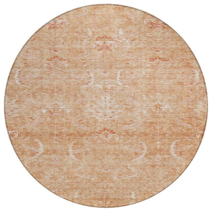 LOOMLAN Rugs Dahana Orange Washable Indoor-Outdoor Rug