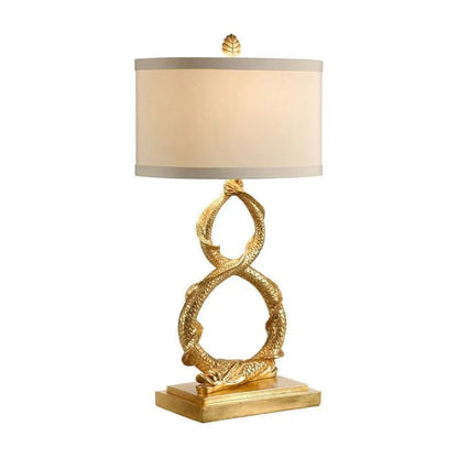 Wildwood Dahl Gold Leaf Base Table Lamp