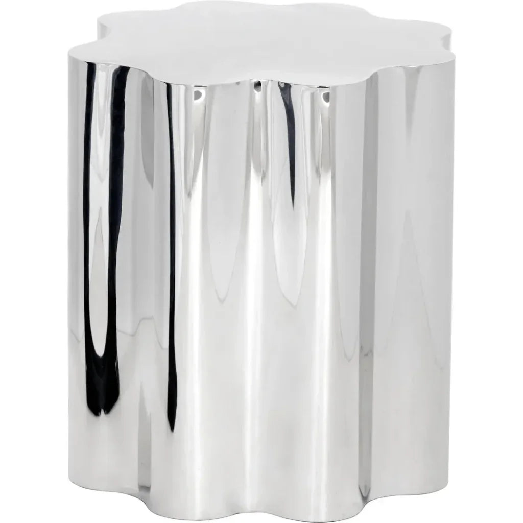SUNPAN Dahlia Steel Geometric End Table