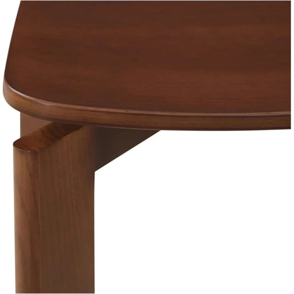 Moe's Home Daifuku Wood Brown Armless Dining Chair 2PC