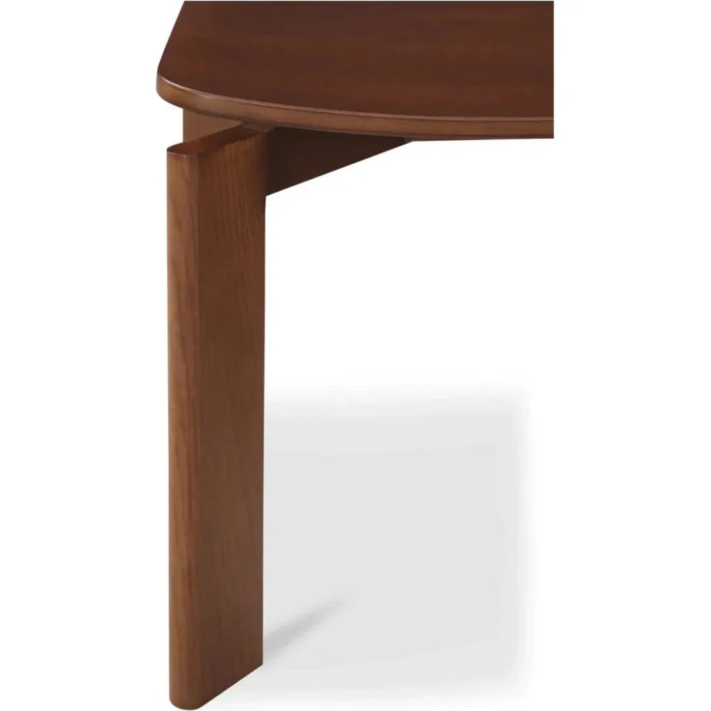 Moe's Home Daifuku Wood Brown Armless Dining Chair 2PC