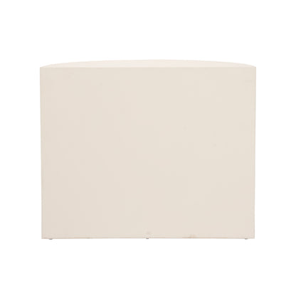 Chelsea House Daily Demilune Shaped Luxury Side Table