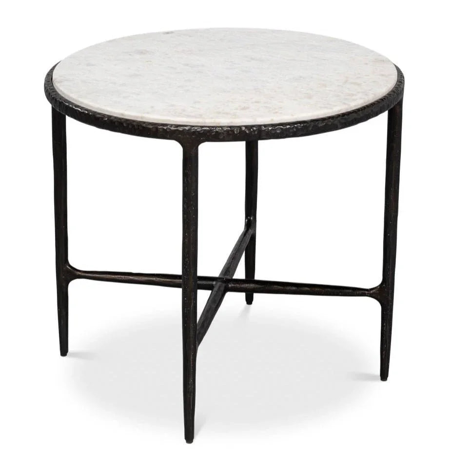 Dakor Iron Framed Black Side Table