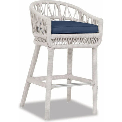 Dana Rope Weatherproof Outdoor Bar Stool