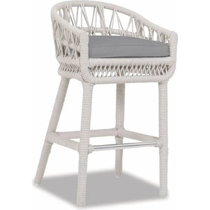 Dana Rope Weatherproof Outdoor Bar Stool