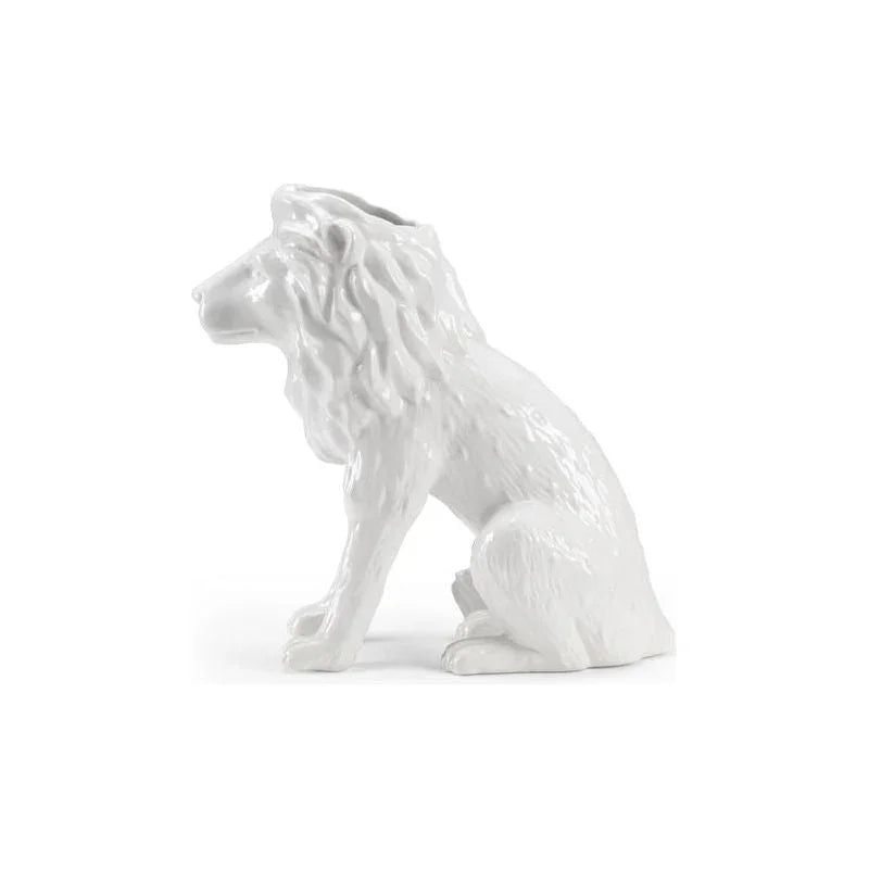 Daniel White Glazed Ceramic Planter - LOOMLAN - Wildwood - Planters