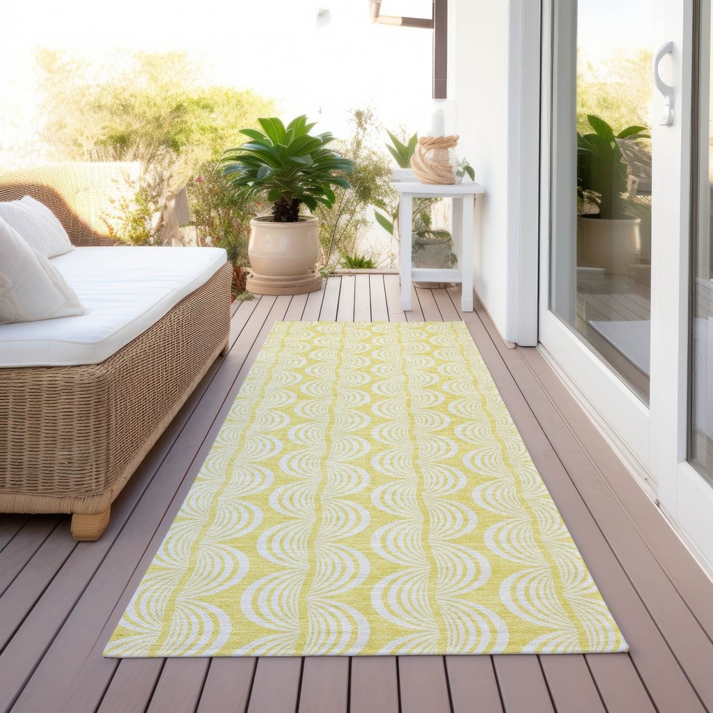 Darya Gold Washable Indoor - Outdoor Rug - LOOMLAN - LOOMLAN Rugs - Outdoor Rugs