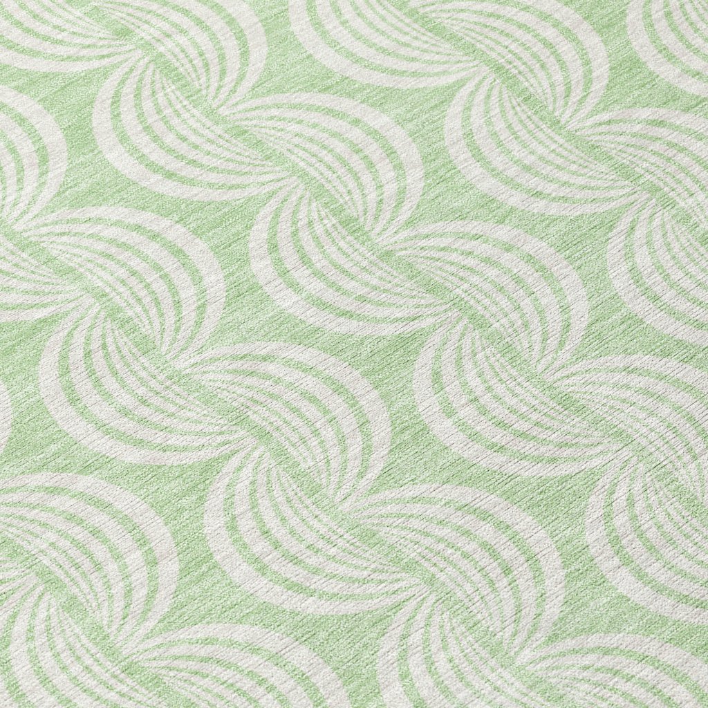 LOOMLAN Rugs Darya Green Washable Indoor-Outdoor Rug