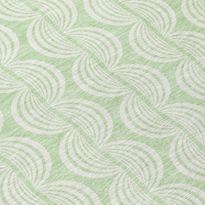 LOOMLAN Rugs Darya Green Washable Indoor-Outdoor Rug