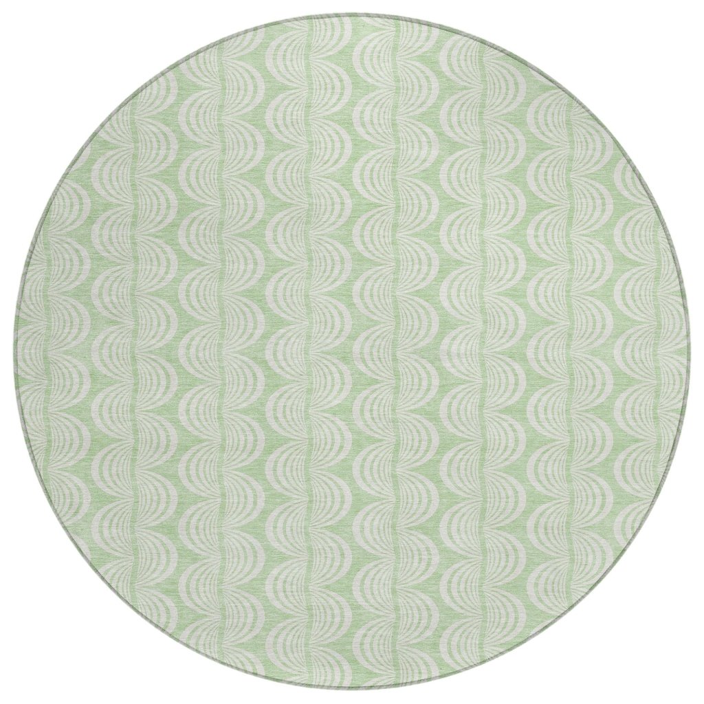 LOOMLAN Rugs Darya Green Washable Indoor-Outdoor Rug