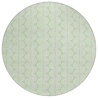 LOOMLAN Rugs Darya Green Washable Indoor-Outdoor Rug