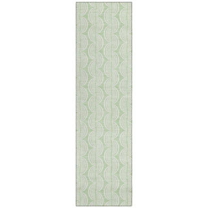 LOOMLAN Rugs Darya Green Washable Indoor-Outdoor Rug
