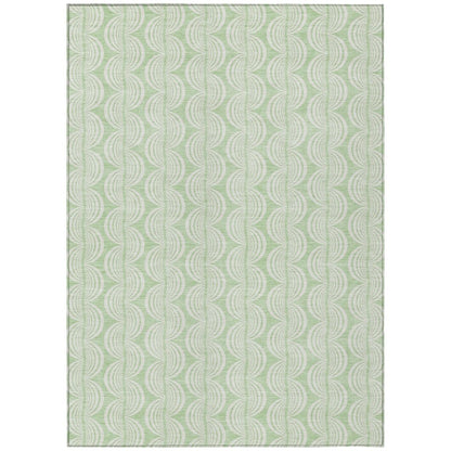LOOMLAN Rugs Darya Green Washable Indoor-Outdoor Rug