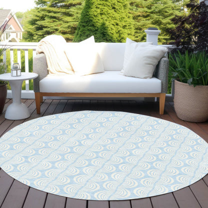 LOOMLAN Rugs Darya Sky Washable Indoor-Outdoor Rug