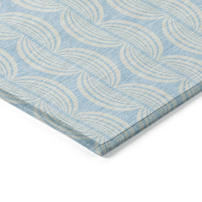 LOOMLAN Rugs Darya Sky Washable Indoor-Outdoor Rug