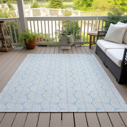 LOOMLAN Rugs Darya Sky Washable Indoor-Outdoor Rug
