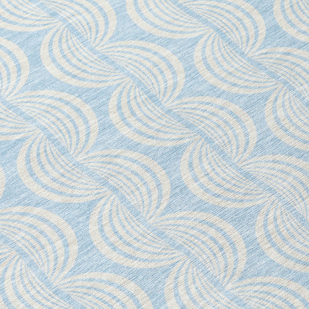 LOOMLAN Rugs Darya Sky Washable Indoor-Outdoor Rug