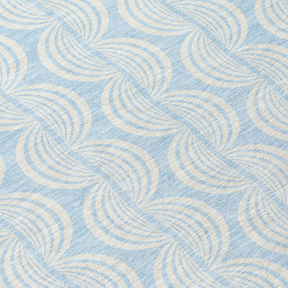 LOOMLAN Rugs Darya Sky Washable Indoor-Outdoor Rug