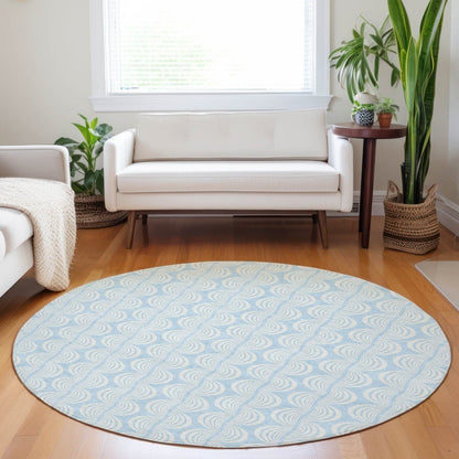 LOOMLAN Rugs Darya Sky Washable Indoor-Outdoor Rug