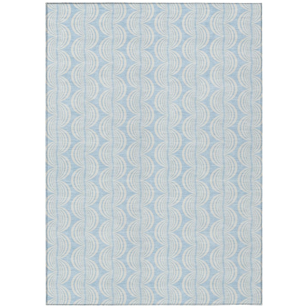 LOOMLAN Rugs Darya Sky Washable Indoor-Outdoor Rug