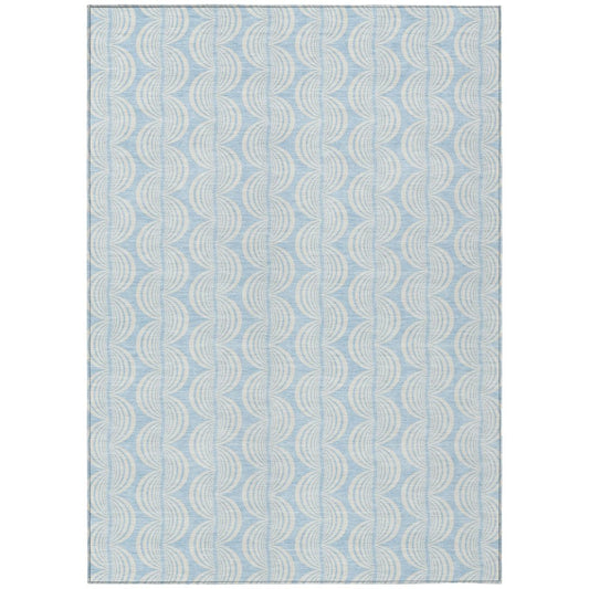 LOOMLAN Rugs Darya Sky Washable Indoor-Outdoor Rug