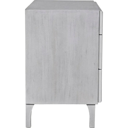 Noir Daryl Three Drawers Wood Dresser