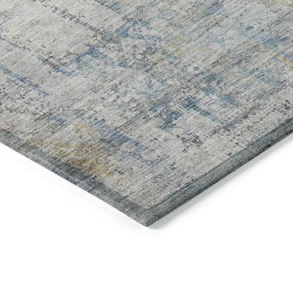 Kaelien Ivory Washable Indoor-Outdoor Rug