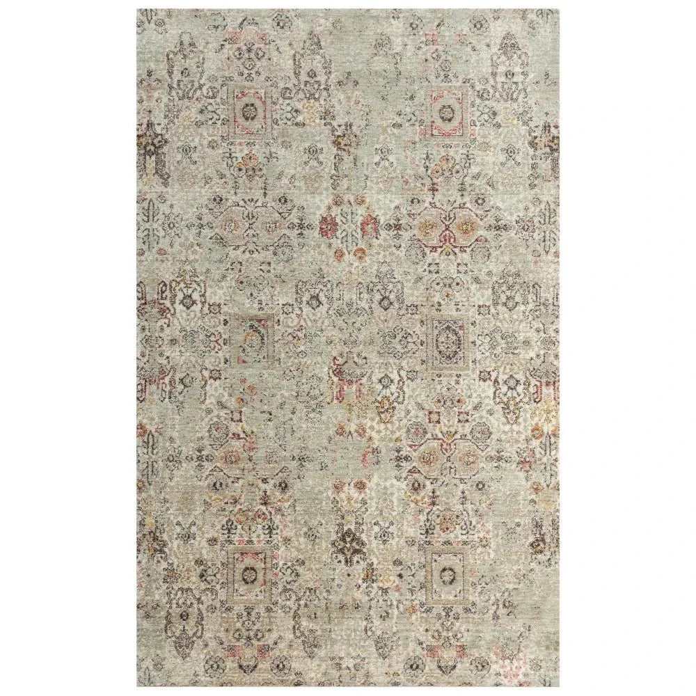 Dess Green/ Beige Large Area Rugs For Living Room