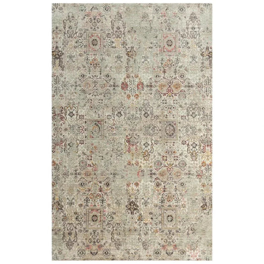 Dess Green/ Beige Large Area Rugs For Living Room
