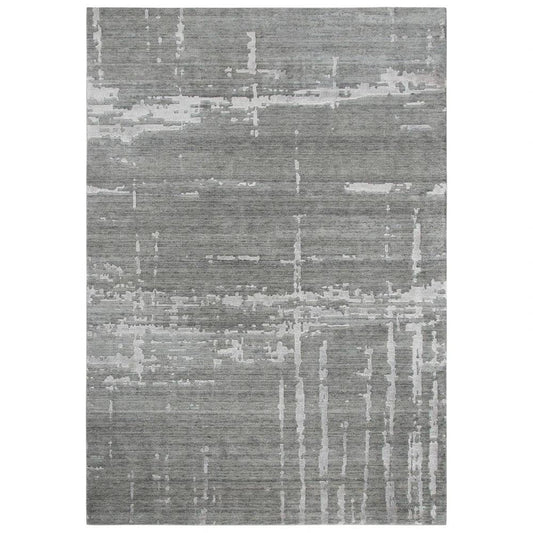 LOOMLAN Baum Abstract Gray Large Area Rugs
