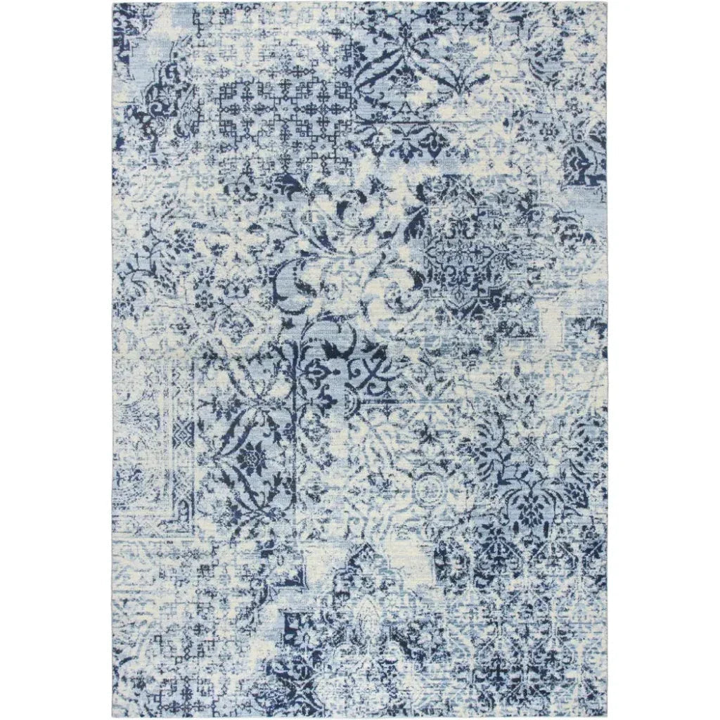 Dori Patch Work White Kitchen Hallway Runner Rug - LOOMLAN - LOOMLAN - Area Rugs