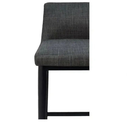 Counter Stool Charcoal Grey Contemporary -- view 3