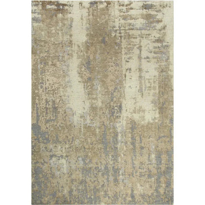 Agan Abstract Brown Large Area Rugs For Living Room