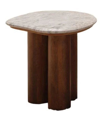 Fiondra Marble Top Side Table -- view 5