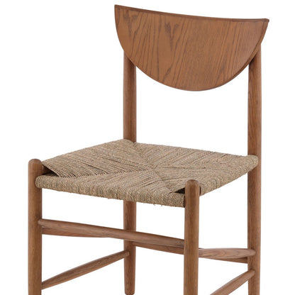 Furniture Classics Simpson Handwoven Seagrass Seat Side Chair 2PC