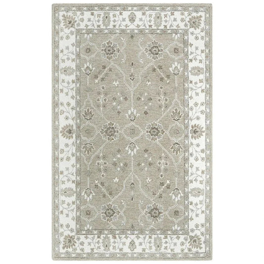 LOOMLAN Bael Traditional Beige Living Room Rug Area Rugs