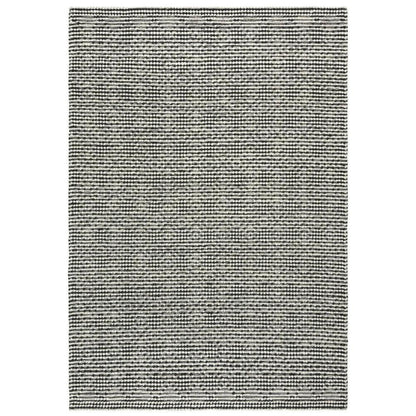 Buza Geometric Black Living Room Rug