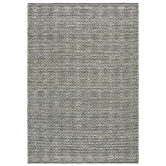 Buza Geometric Black Living Room Rug