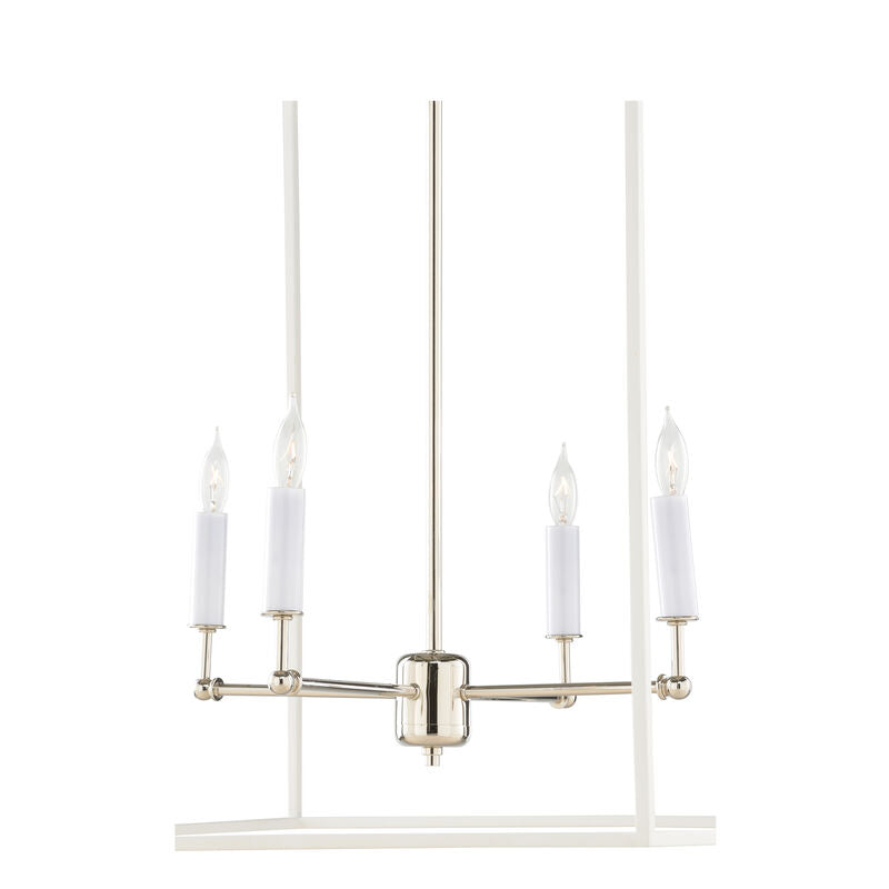 Wildwood Avalon Clean White Finish Hanging Chandelier