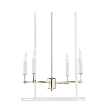 Wildwood Avalon Clean White Finish Hanging Chandelier