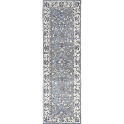 Cati Gray Round Area Rugs For Dining Room - LOOMLAN - LOOMLAN - Area Rugs