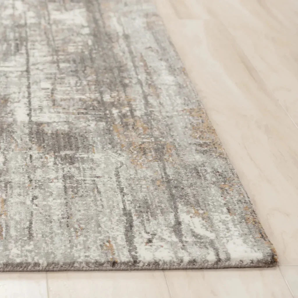Ausi Abstract Gray Large Area Rugs For Living Room -- gray